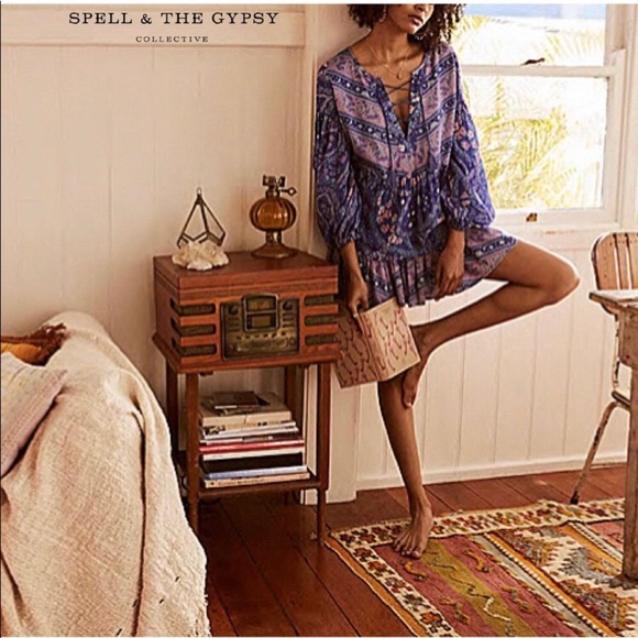 Spell & The Gypsy City Lights Mini Skirt - Picture 4 of 12